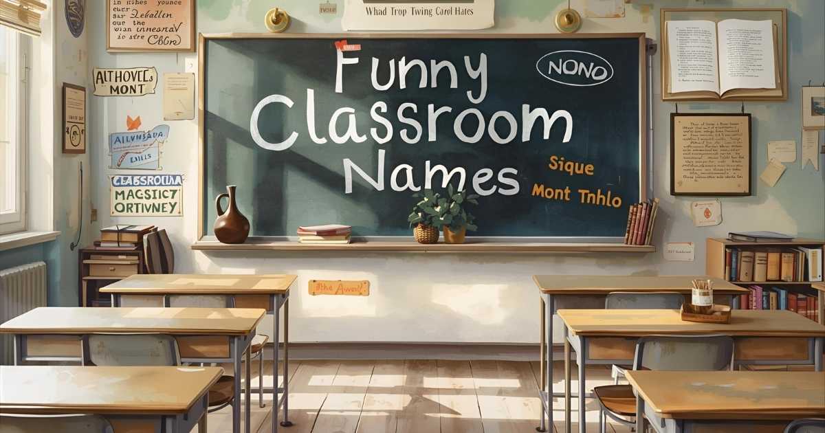 540 Classroom Names That Make Learning More Fun