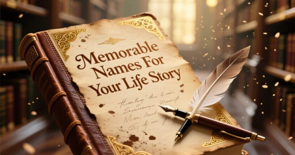Memorable Names For Your Life Story